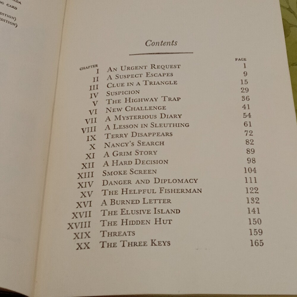 NANCY DREW Yellow Book #28 The Clue Of The Black Keys LIBRARY Rough Condition - Picture 4 of 15